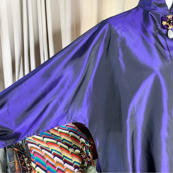 80s Taffeta Evening Jacket - Picture 3 of 9